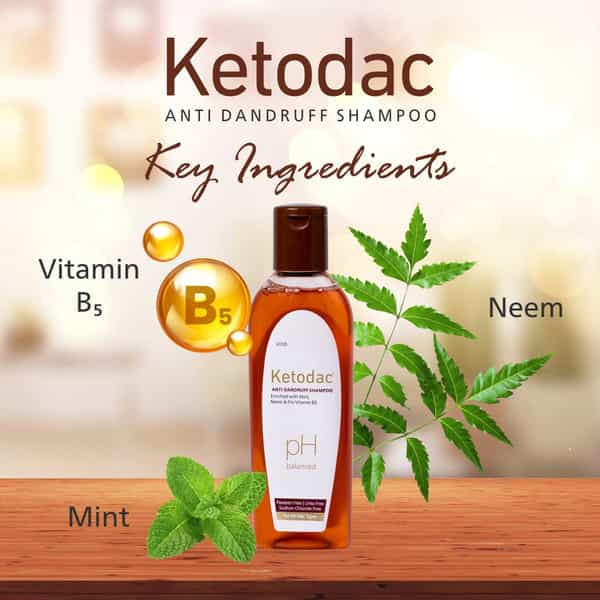 Ketodac Anti-Dandruff Shampoo 100 Ml | Ketoconazole 2 % | Paraben Free (Pack Of 1)