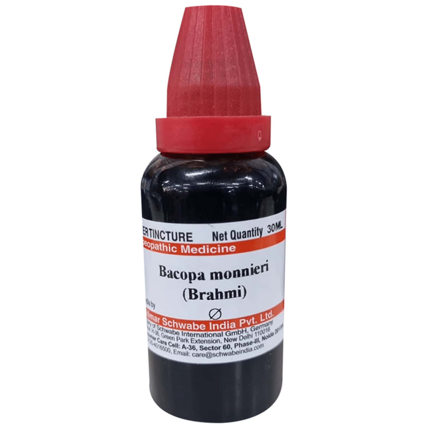 Dr. Willmar Schwabe India Bacopa Monnieri Brahmi Mother Tincture Q 30 Ml