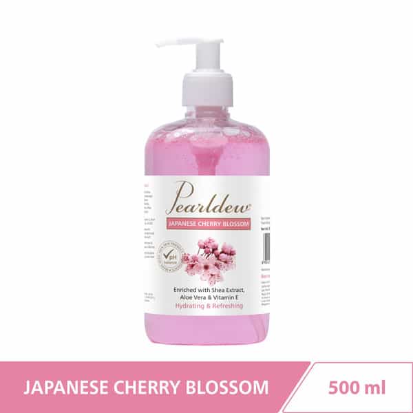Pearldew Japanese Cherry Blossom Hand Wash 500 Ml | Neem & Tulsi (Pack Of 1)