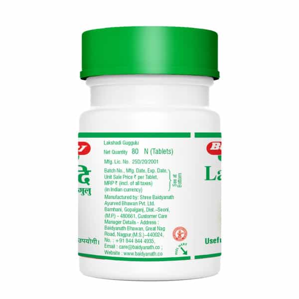 Baidyanath Asli Ayurved Lakshadi Guggulu 80 Tablets