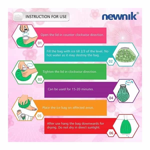 Newnik Ic900 Cool Pack Ice Bag (Green)