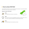 Stop Nic 2Mg Cool Mint Coated For Rich Flavour Sugar Free Strip Of 10 Chewing Gum