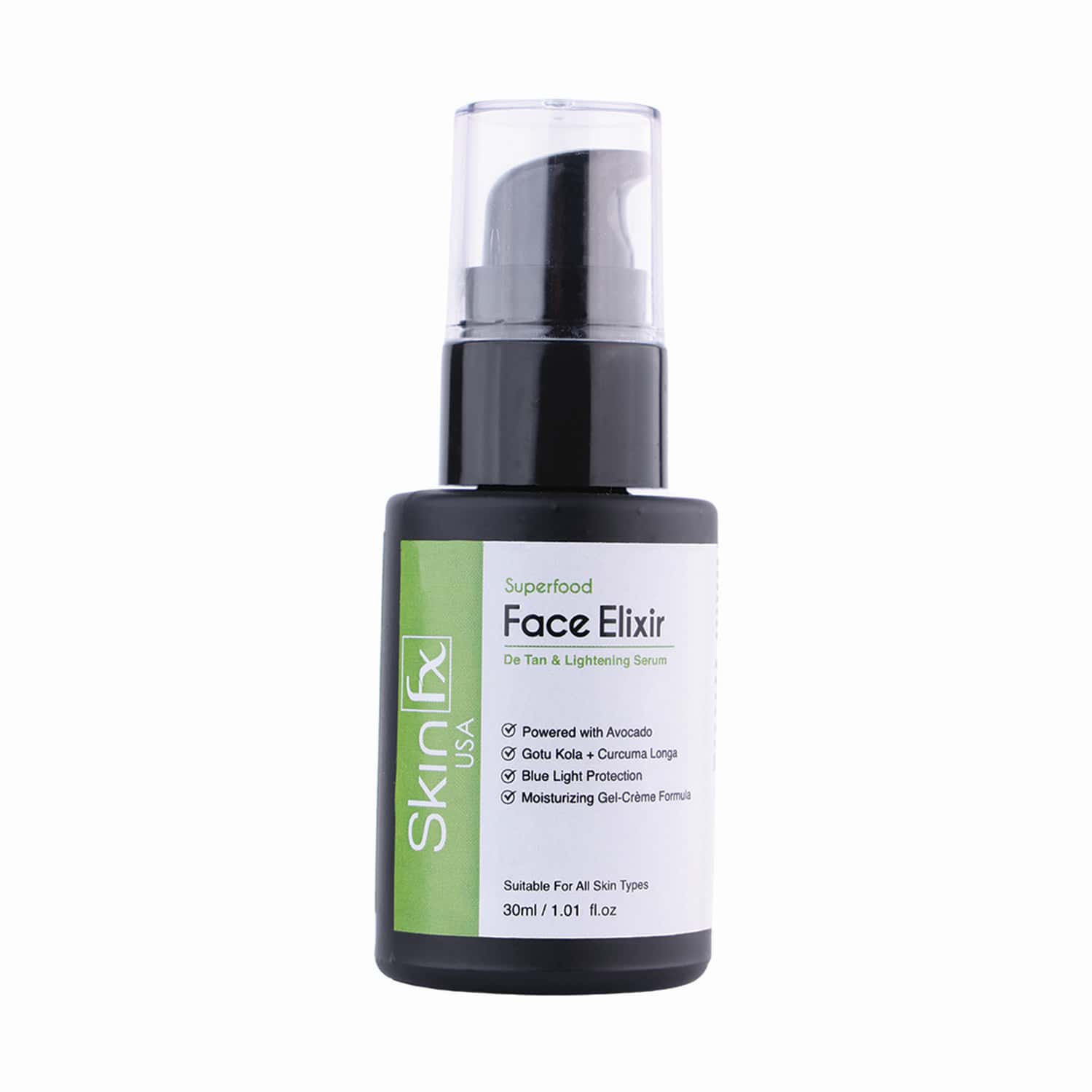 Skin Fx Superfood Face Elixir De Tan & Lightening Serum Avocado 30 Ml