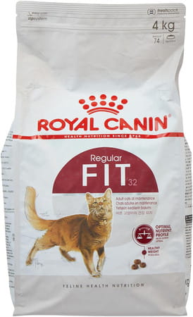 Royal Canin Fit 32 Regular Powder Adult Cat Food | 4 Kg | Dry Food | Supports Weight Management