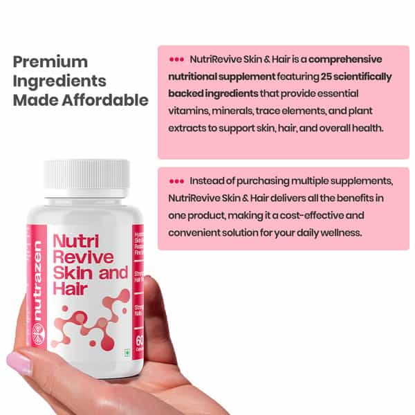 Nutrazen Nutrirevive Skin And Hair - 60N
