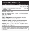 Inlife Tribulus Supplement Saponins 1000 Mg Per Serving - 60 Vegetarian Capsules