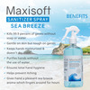 Maxisoft Sea Breeze Sanitizer Spray | Aloe Vera Neem & Vitamin E (500 Ml Pack Of 1)
