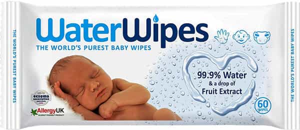 Waterwipes Unscented Baby Wipes Sensitive And Newborn Skin - Pack Of 60 Wipes