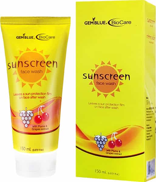 Gemblue Biocare Sunscreen Face Wash 150Ml