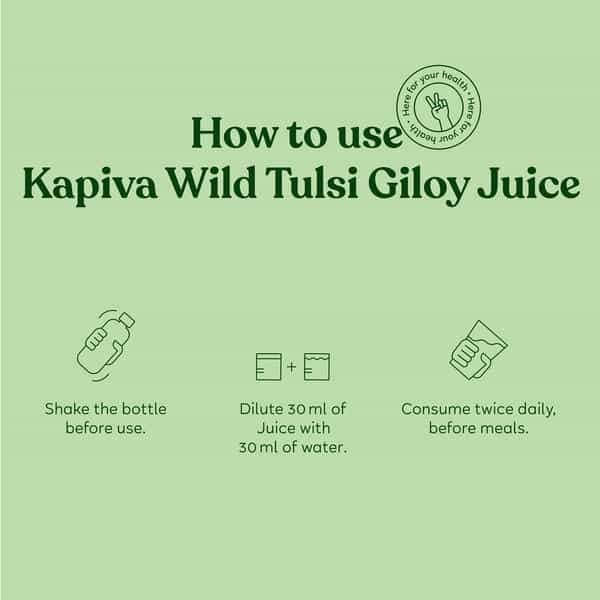 Kapiva Wild Tulsi Giloy 1000 Ml