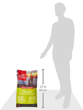 Orijen Senior Dry Dog Food | Grain Free Dry Dog Food For Senior Dogs | 11.4 Kg