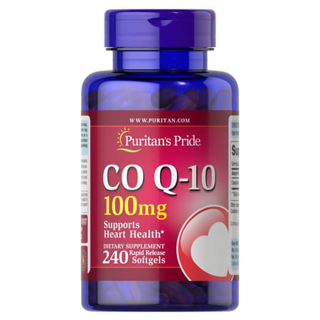 Puritan'S Pride Coq10 100mg | Supports Heart Health | 240 Rapid Release Softgels