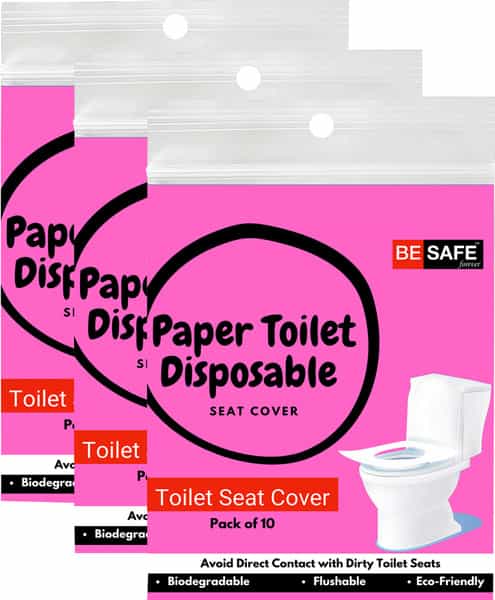 Besafe Forever Disposable Paper Toilet Seat Cover 30 Sheets Pink