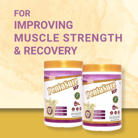 Pentasure Hp Food For Special Dietary Use | Sucrose & Gluten Free | Banana Vanilla | Jar | 1 Kg