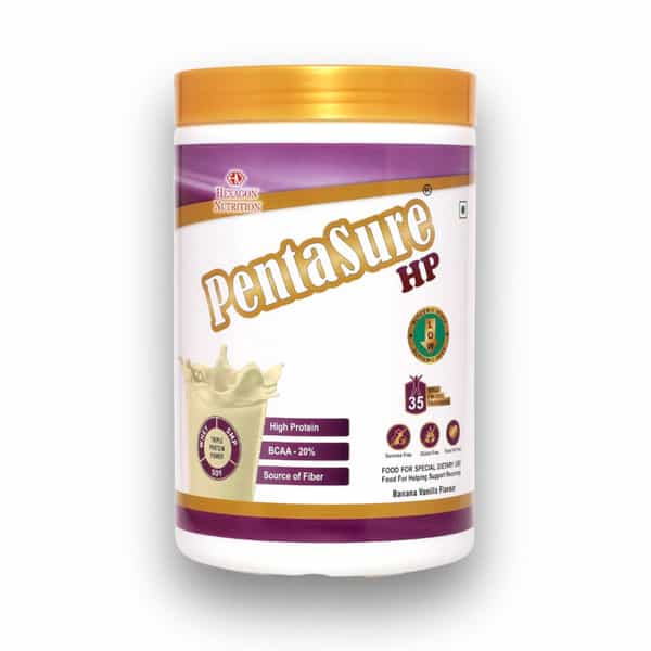 Pentasure Hp Whey Protein Powder | Banana Vanilla Flavor | Jar 1 Kg