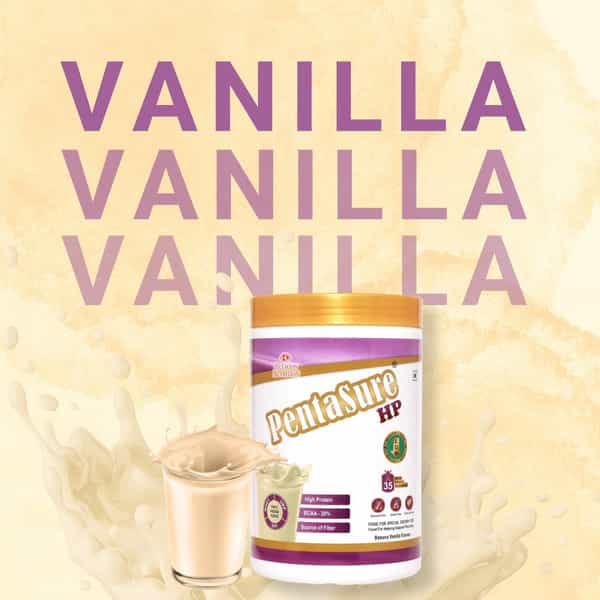 Pentasure Hp Whey Protein Powder | Banana Vanilla Flavor | Jar 1 Kg