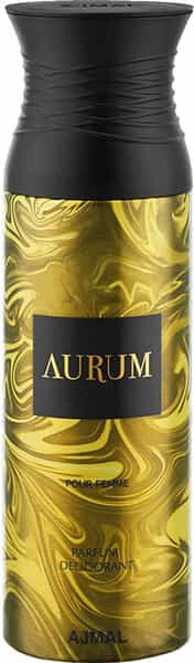 Ajmal Aurum Femme & Wisal Deodorant Spray For Women (200 Ml Pack Of 2)