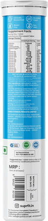 Suprfit Effervescent Tablets- Multi-vitamins 20 Tablets Tube