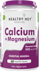 Healthyhey Vegan Calcium With Magnesium - Bone Health Complex - 60 Veg. Caps.