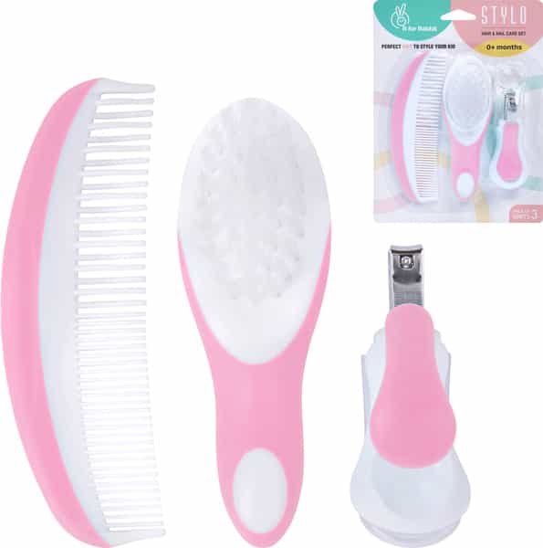 R For Rabbit Stylo Hair & Nail Care Set Pink