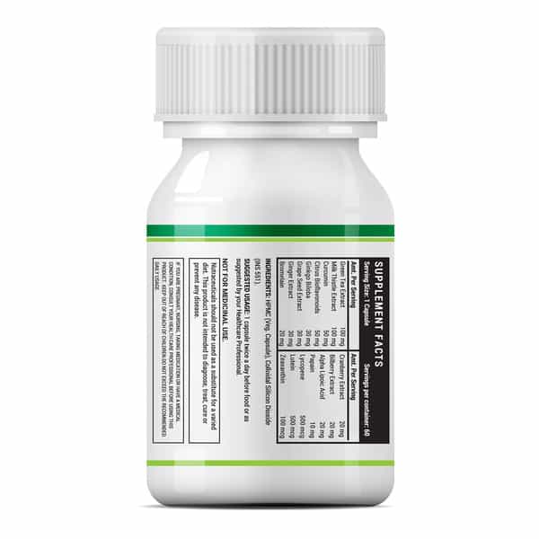 Inlife Super Antioxidant Supplement Lycopene Green Tea Milk Thistle Curcumin- 60 Veg Capsules