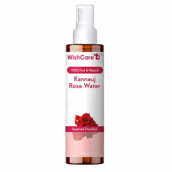 Wishcare Pure & Natural Kannauj Rose Water For Skin Face & Hair - Rose Water Spray (200Ml)
