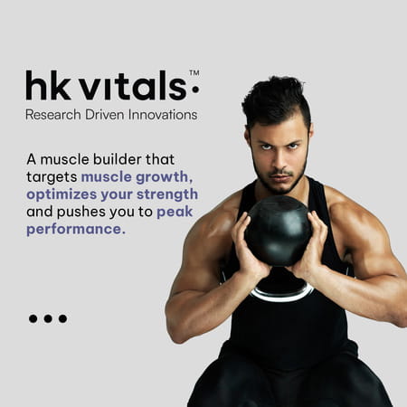 Hk Vitals Muscle Builder (60 Tablets) | Blend Of Ashwagandha | Shatavari And Safed Musli