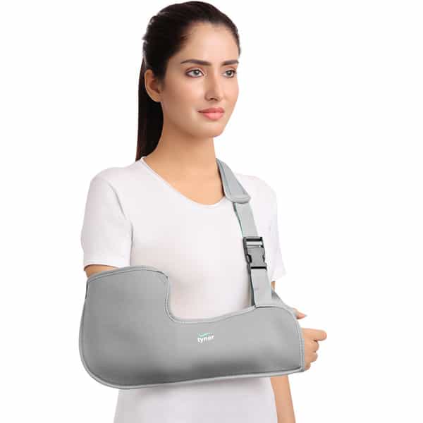 Tynor Pouch Arm Sling Tropical Grey Medium 1 Unit