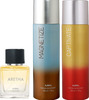 Ajmal Captivate & Ajmal Magnetize Deodorant 200 Ml &Ajmal Ascend Edp 50 Ml For Unisex+2 Perfume Free