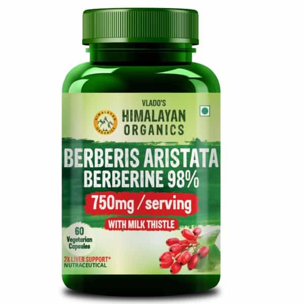 Vlado's Himalayan Organics Berberis Aristata Supplement - 60 Veg Capsules