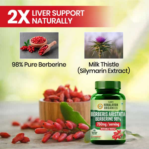 Vlado's Himalayan Organics Berberis Aristata Supplement - 60 Veg Capsules