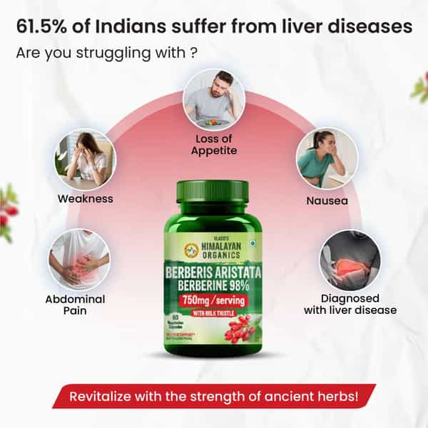 Vlado's Himalayan Organics Berberis Aristata Supplement - 60 Veg Capsules