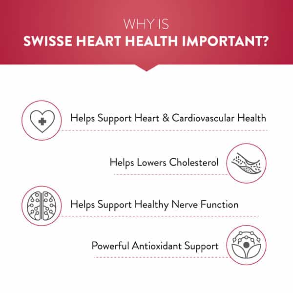 Swisse Ultiboost Heart Health 30 Capsule Bottle