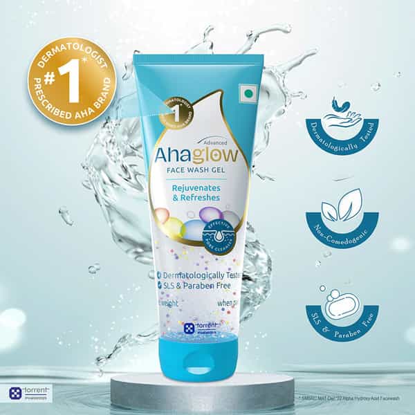 Ahaglow Advanced Tube Of 200Gm Face Wash Gel