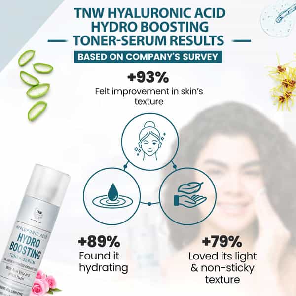 Tnw The Natural Wash Hyaluronic Acid Hydro Boosting Toner-Serum - 100 Ml