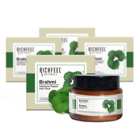 Brahmi Hair Pack 100 Gms Pack Of 4