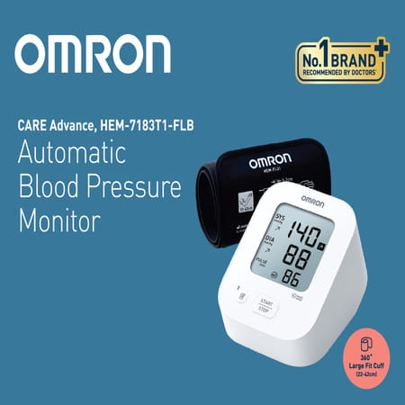 Omron Hem-7183T1- Flb Automatic Blood Pressure Monitor 1 Nos