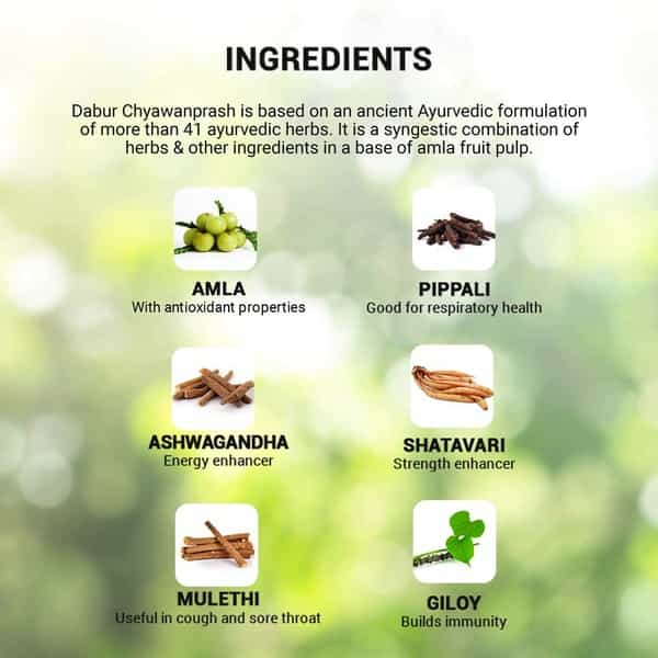 Dabur Chyawanprash - 2 X Immunity - 500 Gm With 50 Gm Free