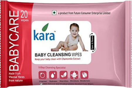 Kara Baby Cleansing Wipes - (20 Wipes)