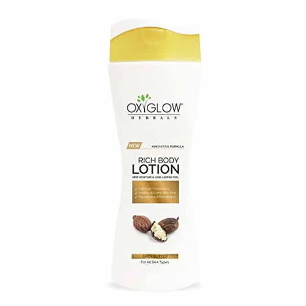 Oxyglow Herbals Rich Body Lotion Enriched With Shea Butter 200 Ml (Pack Of 1)