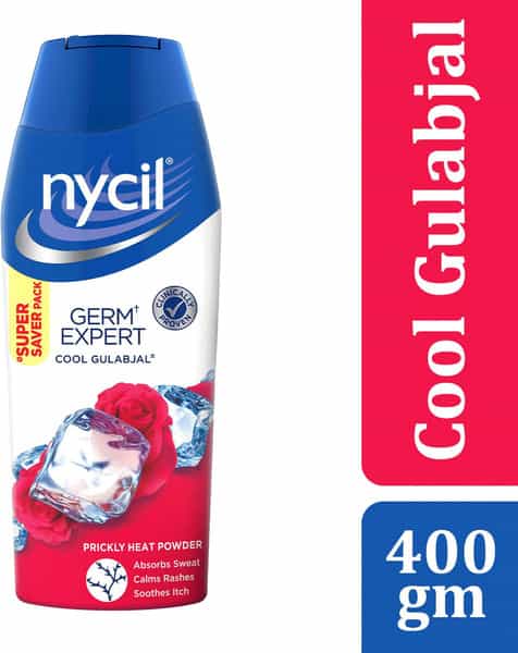 Nycil Cool Gulabjal Prickly Heat Talcum Powder | 400G