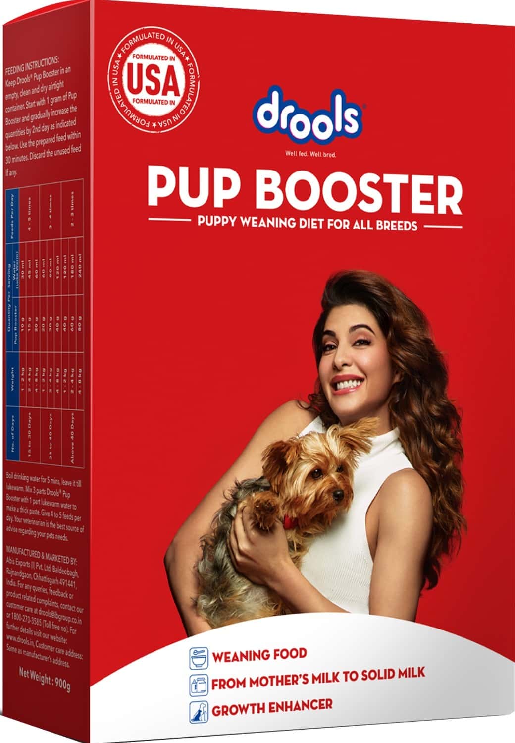 Drools Pup Booster Puppy Weaning Diet For All Breeds 900g
