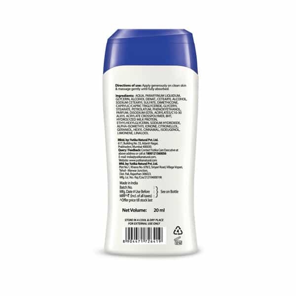 Yuthika Milk Body Lotion 480Ml (20Mlx24) | Non Greasy Nourishing Body Lotion For Women And Men