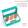 Mcaffeine Coffee Beans Gift Kit Latte Coffee Bathing Bar Soaps With Handcrafted Bean Tray (300 Gm)