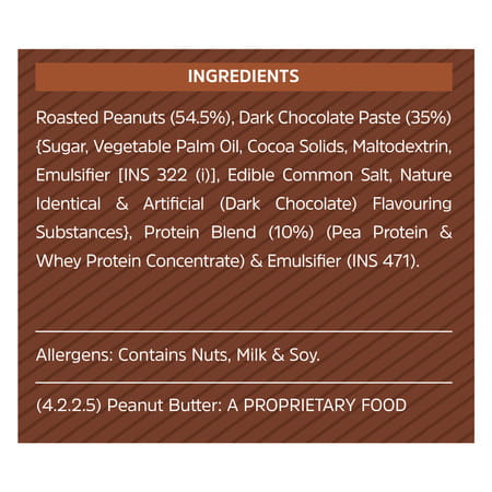 Muscleblaze High Protein Peanut Butter | Creamy | 27 G Protein | Dark Chocolate Spread | 750 G