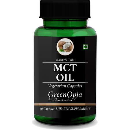 Greenopia Mct Oil 60 Liquid Filled Vegetarian Capsules
