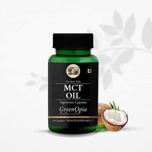 Greenopia Mct Oil 60 Liquid Filled Vegetarian Capsules