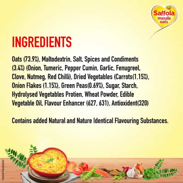Saffola Masala Oats Tasty Evening Snack Classic Masala 1 Kg