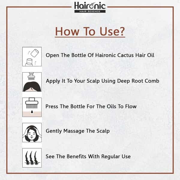 Haironic Hair Science Cactus Hair Oil 100Ml