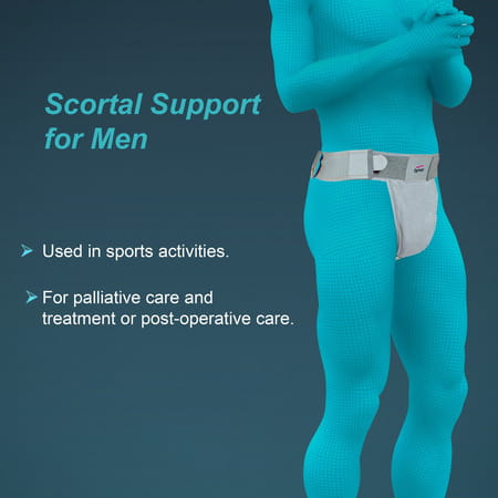 Tynor Scrotal Support Grey Medium 1 Unit